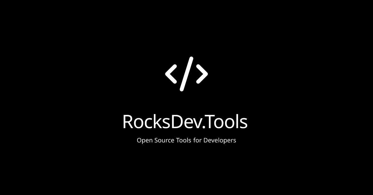RocksDev Tools | A comprehensive collection of developer tools